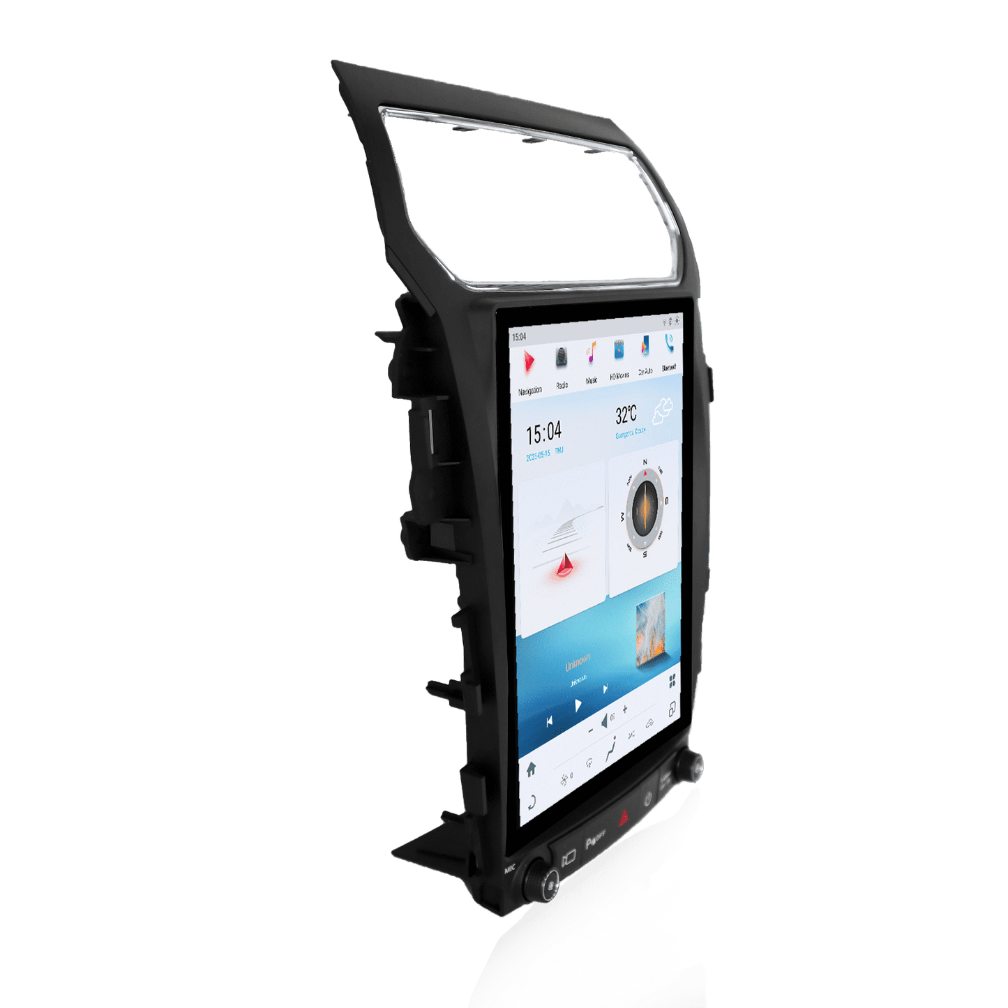 12.1" Vertical Screen Android 13 Car Stereo for Ford Explorer 2011-2019 | Octa-Core, Wireless CarPlay & Android Auto