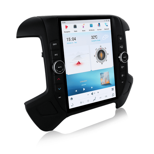 12.1" Vertical Screen Android 13 Car Stereo for Chevrolet Silverado 2014-2018 | Octa-Core, Wireless CarPlay & Android Auto