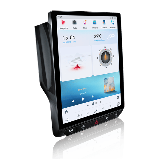12.1" Vertical Screen Android 13 Car Stereo for Dodge Ram 2019-2023 | Octa-Core, Wireless CarPlay & Android Auto
