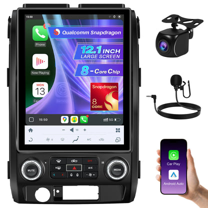 12.1" Vertical Android Car Stereo for Ford F-150 2009-2012 | CarPlay