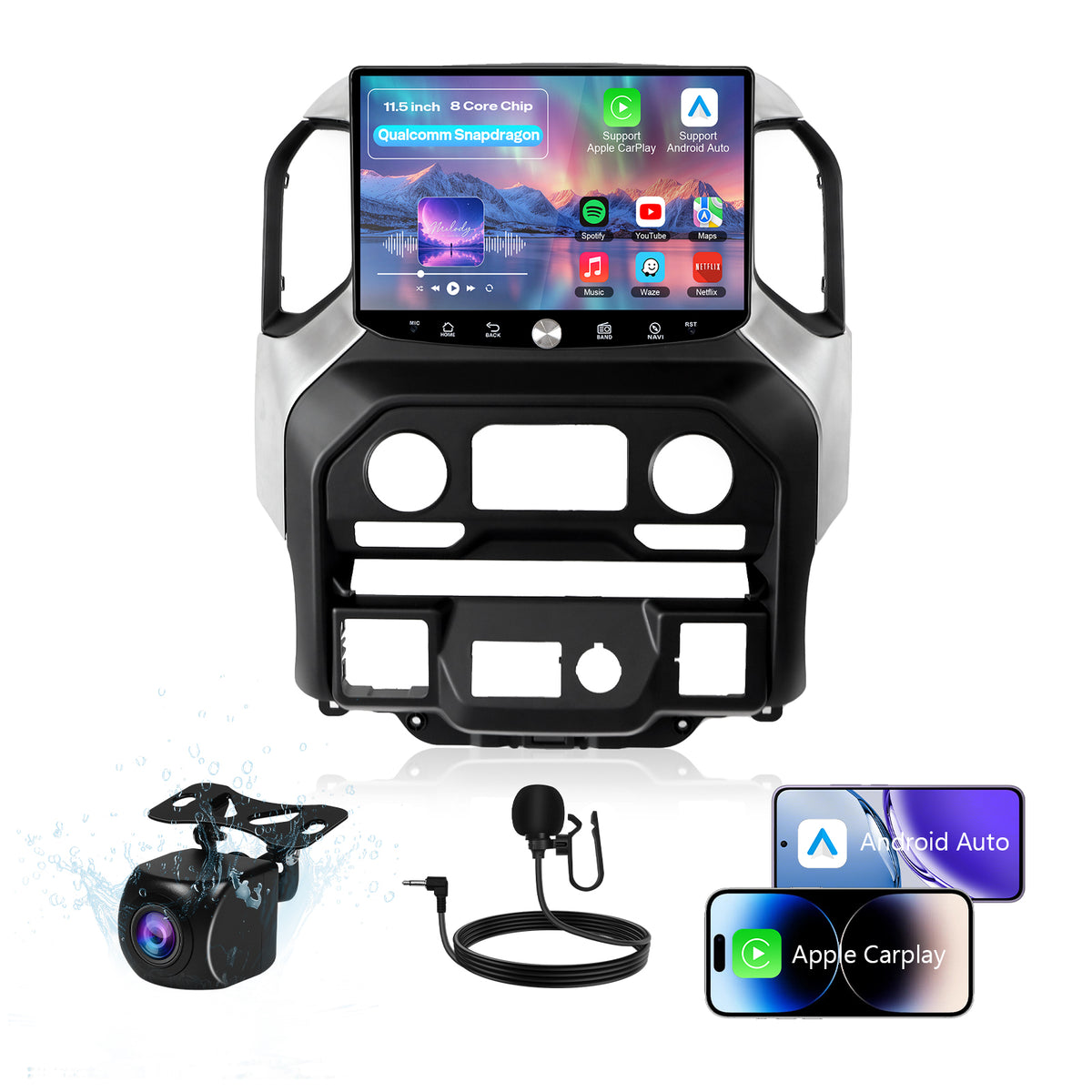 11.5" 2K Android Car Stereo for Silverado/Sierra 2019-2023 | Bose & OnStar