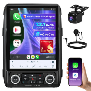 12.1" Vertical Android Car Stereo for Ford F-150 2013-2014 | Carplay