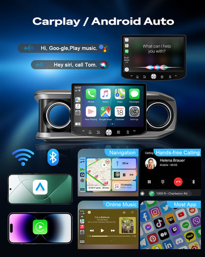 11.5" 2K Android Car Stereo for Toyota Tacoma 2016-2023 | Carplay