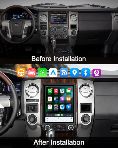 12.1" Vertical Android Car Stereo for Ford Expedition 2015-2018 | Carplay