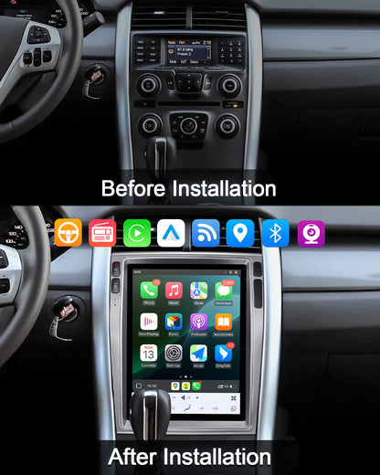 12.1" Vertical Android Car Stereo for Ford Edge 2009-2014 | CarPlay