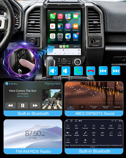 12.1" Vertical Android Car Stereo for Ford Expedition 2018-2021 | CarPlay