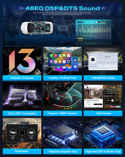 11.5" 2K Android Car Stereo for Chevrolet Tahoe 2015-2019 | Carplay