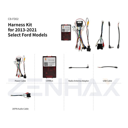 CB-FD02 matched wiring harness for KIT1-FD049
