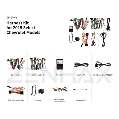 CB-GM02 matched wiring harness for KIT1-GM089