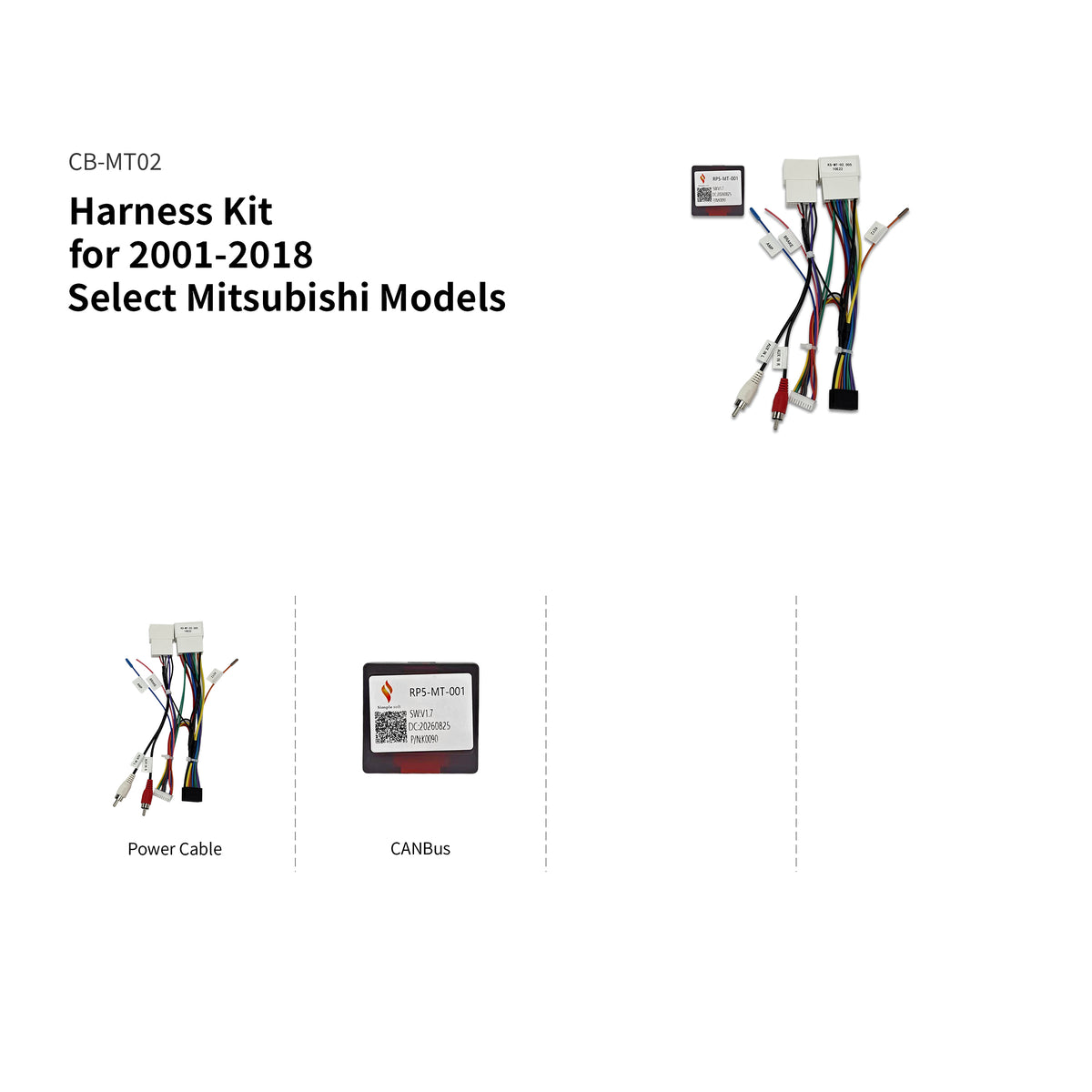 CB-MT02 matched wiring harness for KIT1-MT785