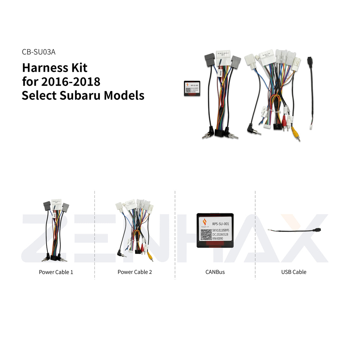 CB-SU03A matched wiring harness for KIT1-SU450