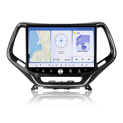 11.5" 2K Android 13 Car Stereo for Jeep Cherokee 2014-2021 | Octa-Core, Wireless CarPlay & Android Auto