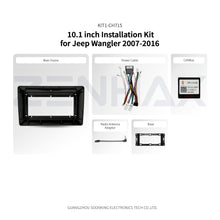 KIT1-CH715 complete installation kit for Jeep Wrangler 2007-2016