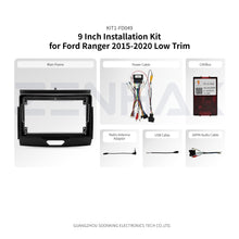 KIT1-FD049 complete installation kit for Ford Ranger 2015-2020 High Trim