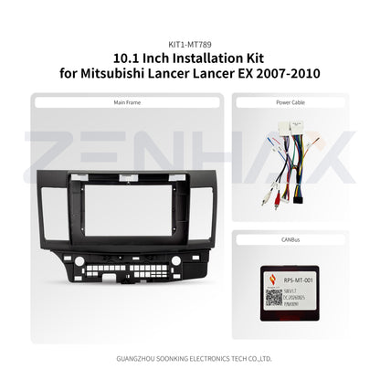KIT1-MT789 complete installation kit for Mitsubishi Lancer/Fortis 2010