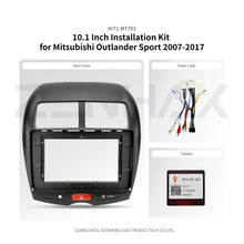 KIT1-MT793 complete installation kit for Mitsubishi ASX/Outlander Sport 2007-2017