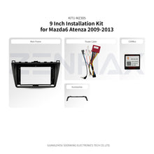 KIT1-MZ305 complete installation kit for Mazda 6 2009-2013