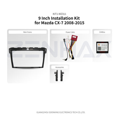 KIT1-MZ311 complete installation kit for Mazda CX-7 2008-2015