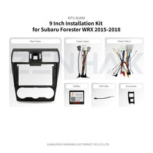 KIT1-SU450 complete installation kit for Subaru Forester/WRX 2016-2018