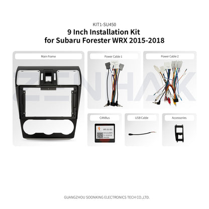 KIT1-SU450 complete installation kit for Subaru Forester/WRX 2016-2018