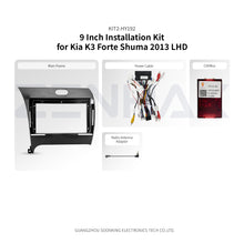 KIT2-HY192 complete installation kit for Kia K3/Forte/Shuma 2013 LHD