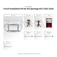 KIT2-HY206 complete installation kit for Kia Sportage/KX-5 2015-2018