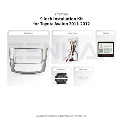 KIT2-TY609 complete installation kit for Toyota Avalon 2012