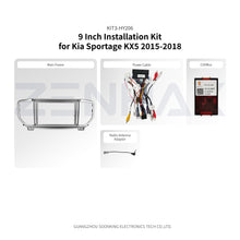 KIT3-HY206 complete installation kit for Kia Sportage/KX-5 2015-2018 Mid/Low Trim