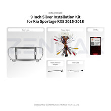 KIT4-HY182C complete installation kit for Kia Sportage/KX-5 2018 Silver