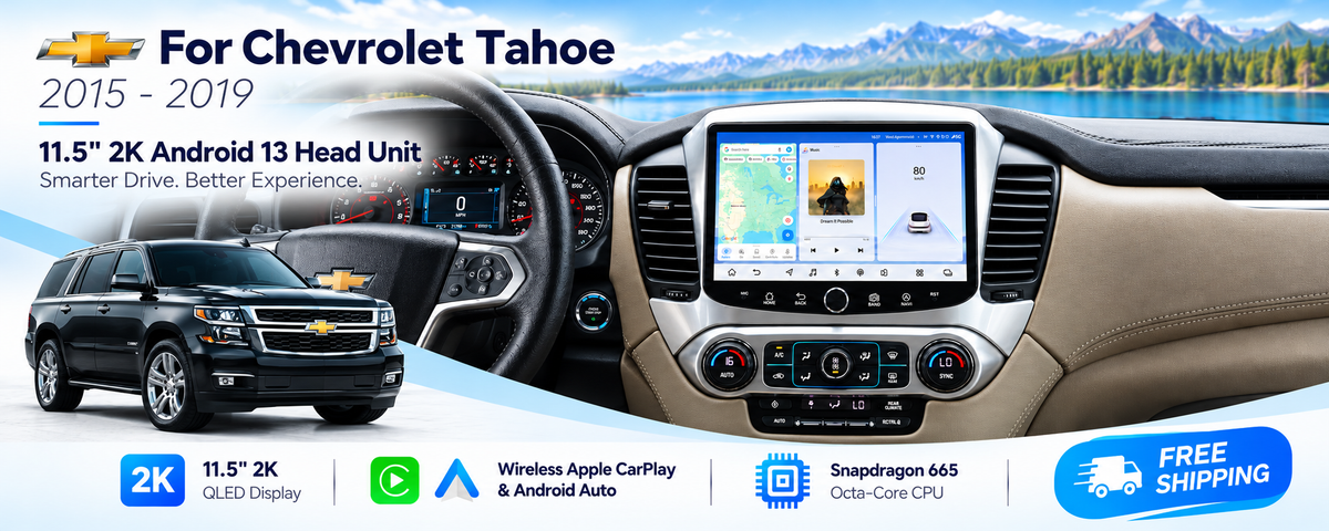 11.5" 2K Android Car Stereo for Chevrolet Tahoe 2015-2019 | Carplay