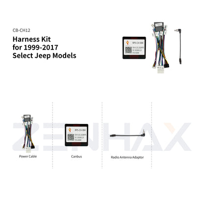 KIT1-CH020 matched wiring harness set for Ram 1500 2500 3500 2002-2005