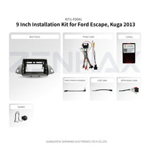 KIT1-FD041 complete installation kit for Ford Escape/Kuga 2013