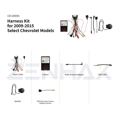 KIT1-GM094 matched wiring harness set for Chevrolet Spark/Beat Lux 2013-2015