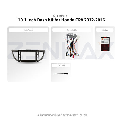 KIT1-HD747 complete installation kit for Honda CR-V 2012-2016