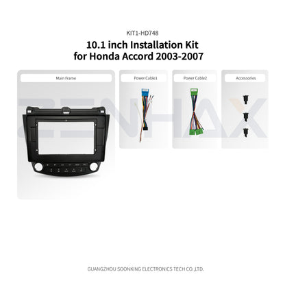 KIT1-HD748 complete installation kit for Honda Accord 2003-2007