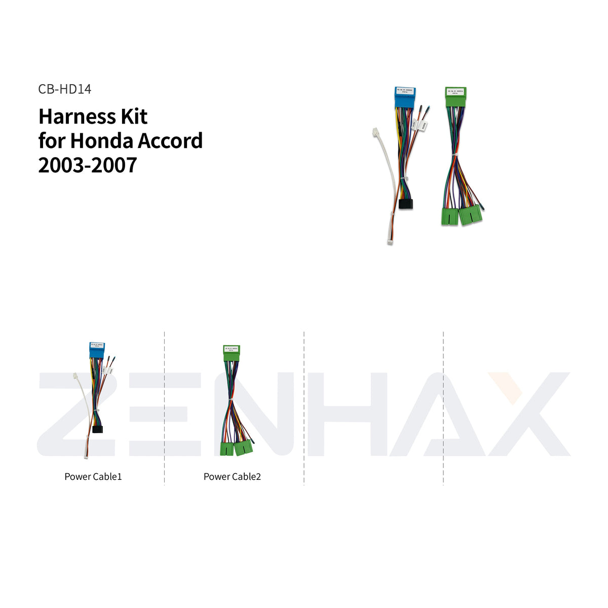 KIT1-HD748 matched wiring harness set for Honda Accord 2003-2007