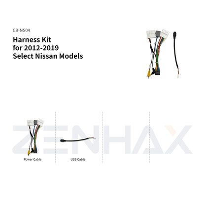KIT1-NS798 matched wiring harness set for Nissan Sylphy 2012-2017 Low Trim