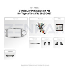KIT1-TY503C complete installation kit for Toyota Yaris/Vitz 2012-2017
