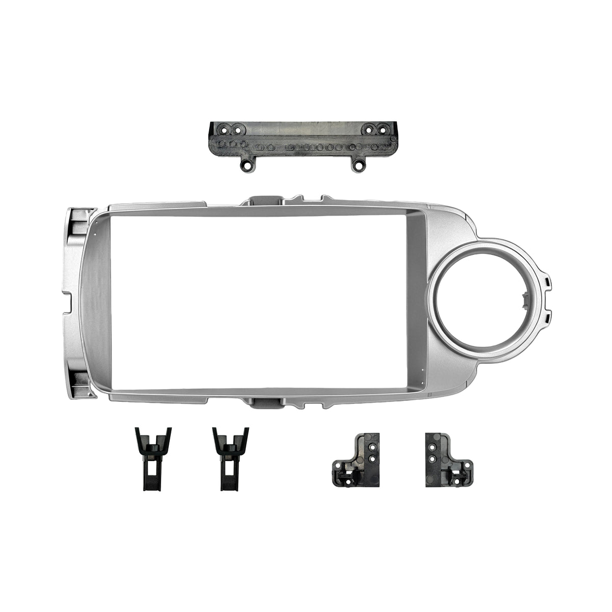 KIT1-TY503C vehicle-specific dash fascia detail 1 for Toyota Yaris/Vitz 2012-2017
