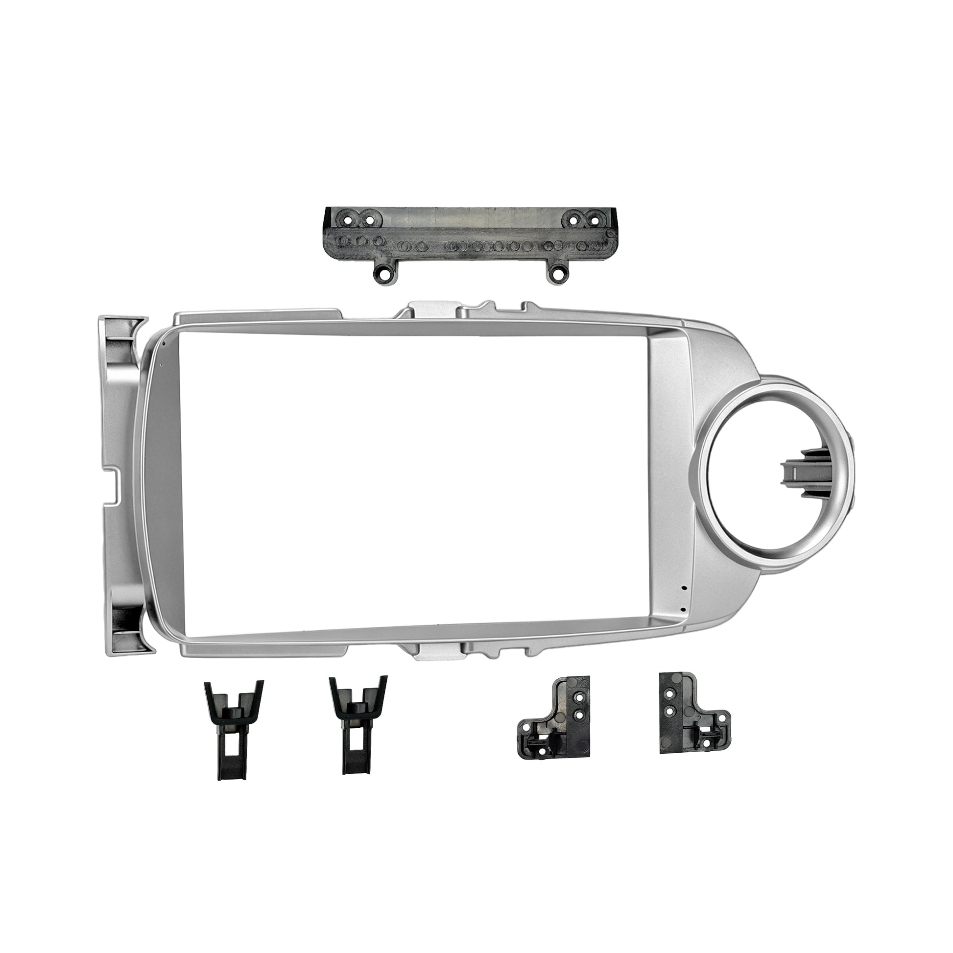KIT1-TY503C vehicle-specific dash fascia detail 2 for Toyota Yaris/Vitz 2012-2017