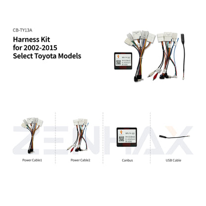 KIT1-TY529 matched wiring harness set for Toyota FJ Cruiser 2007-2018