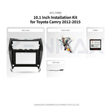 KIT1-TY859 complete installation kit for Toyota Camry 2012-2015