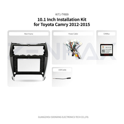 KIT1-TY859 complete installation kit for Toyota Camry 2012-2015