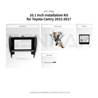 KIT1-TY862 complete installation kit for Toyota Camry 2015-2017