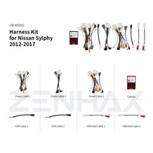 KIT2-NS798 matched wiring harness set for Nissan Sylphy 2012-2017 Low Trim