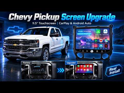 2014–2018 Chevrolet Silverado and GMC Sierra 11.5-inch radio installation video