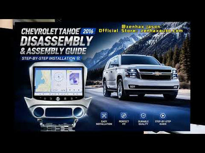 2016 Chevrolet Tahoe stereo disassembly and installation guide; applicable Tahoe fitment 2015-2019