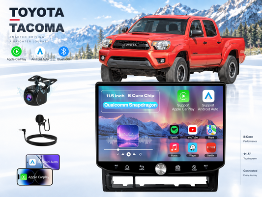11.5" 2K Android Car Stereo for Toyota Tacoma 2005-2015 | CarPlay