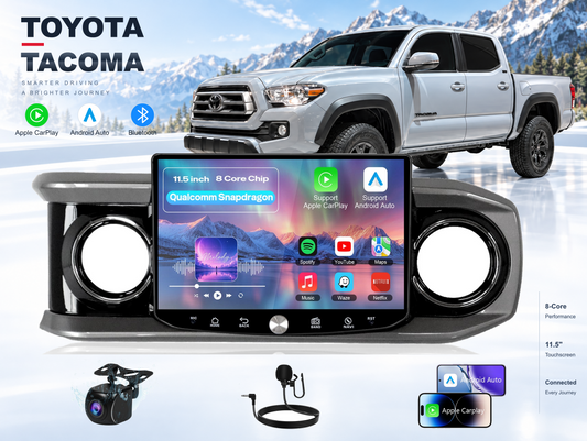 11.5" 2K Android Car Stereo for Toyota Tacoma 2016-2023 | Carplay