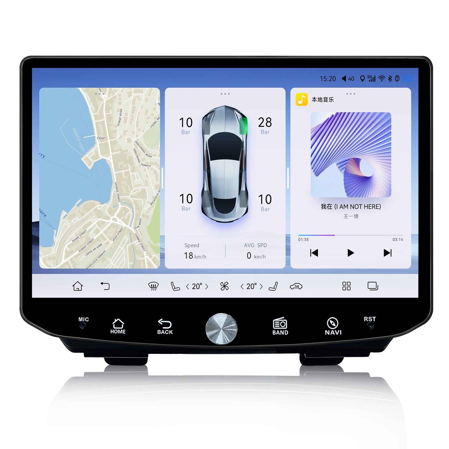 Jeep Wrangler JL 2018-2022 11.5" 2K Stereo | Octa-Core, Wireless CarPlay, OEM Fit, Camera Retention
